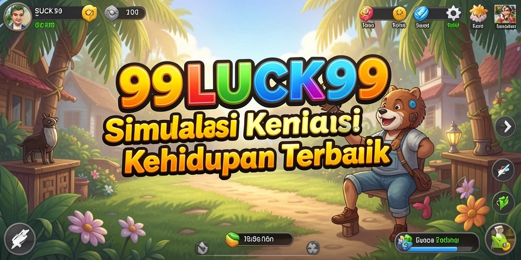 Screenshot gameplay 99LUCK99 menampilkan interaksi karakter yang seru.