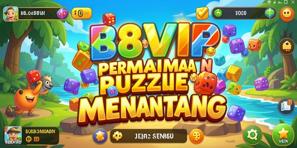 Tampilan gameplay seru dari B8VIP dengan berbagai tantangan puzzle.