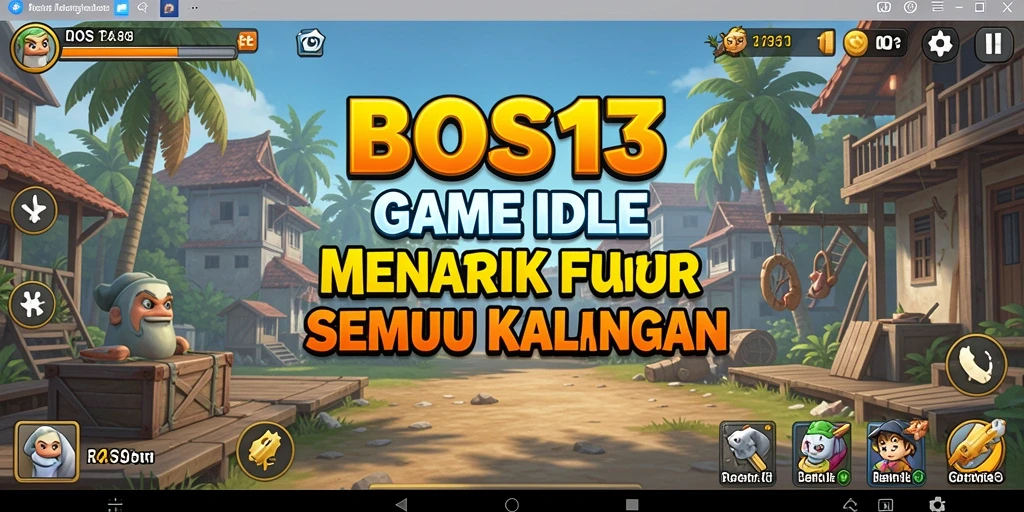 Screenshot gameplay BOS13 menunjukkan serunya eksplorasi Idle.