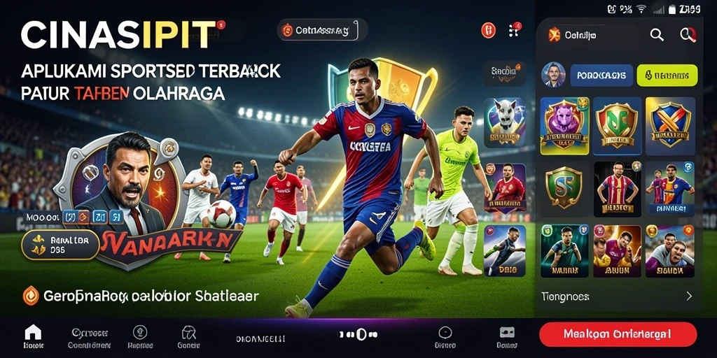 Tampilan antarmuka permainan Sportsbook yang menarik di CINASIPIT.