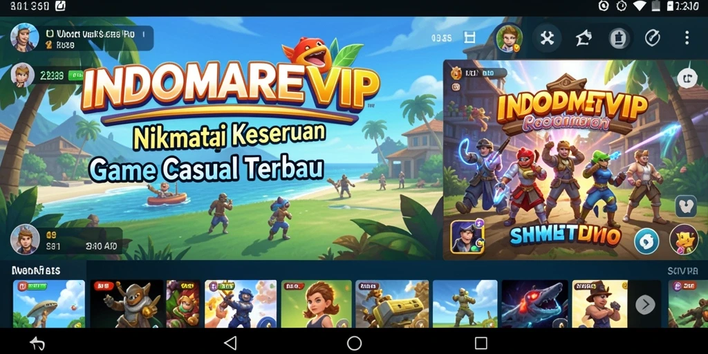 Tampilan gameplay seru di INDOMARETVIP dengan fitur menarik.