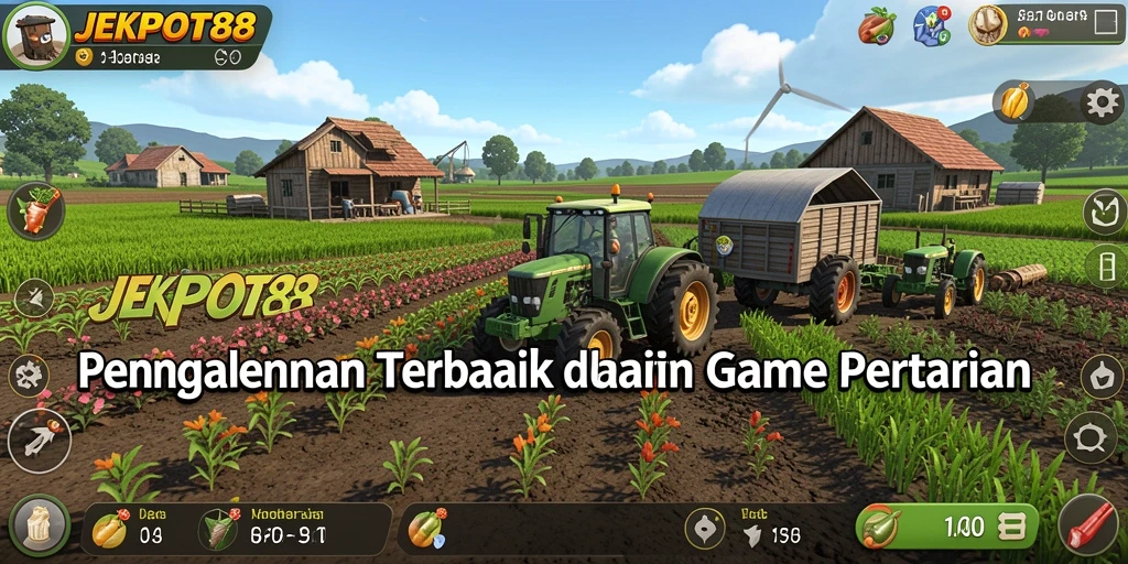 Tangkapan layar JEKPOT88 menampilkan aktivitas berkebun yang seru dan mengasyikkan.