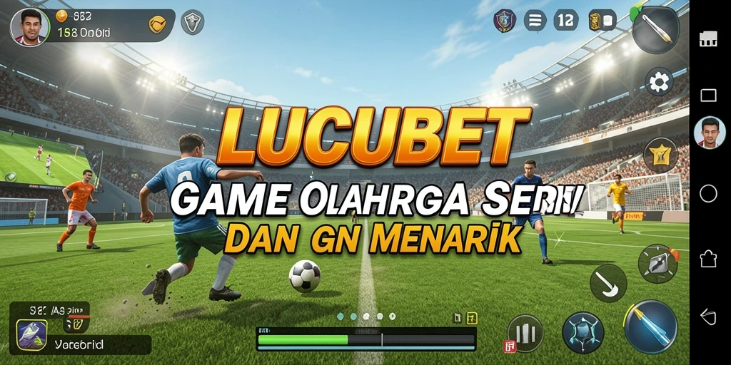 Tampilan gameplay LUCUBET yang seru dalam kompetisi olahraga.