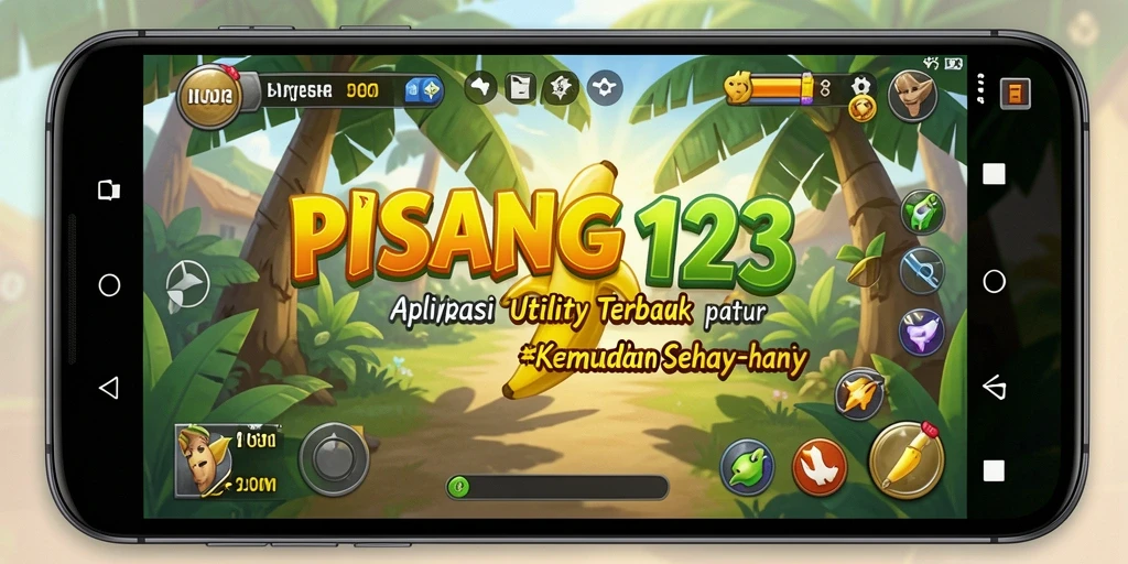 Tampilan antarmuka PISANG123 yang intuitif dan mudah digunakan.