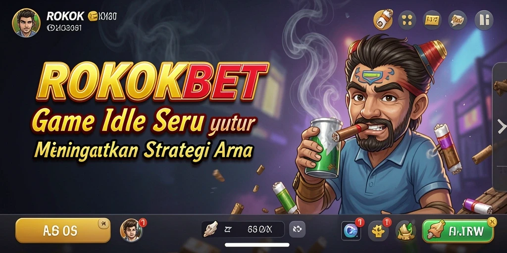 Tampilan gameplay seru ROKOKBET dengan unsur pengelolaan yang menarik.