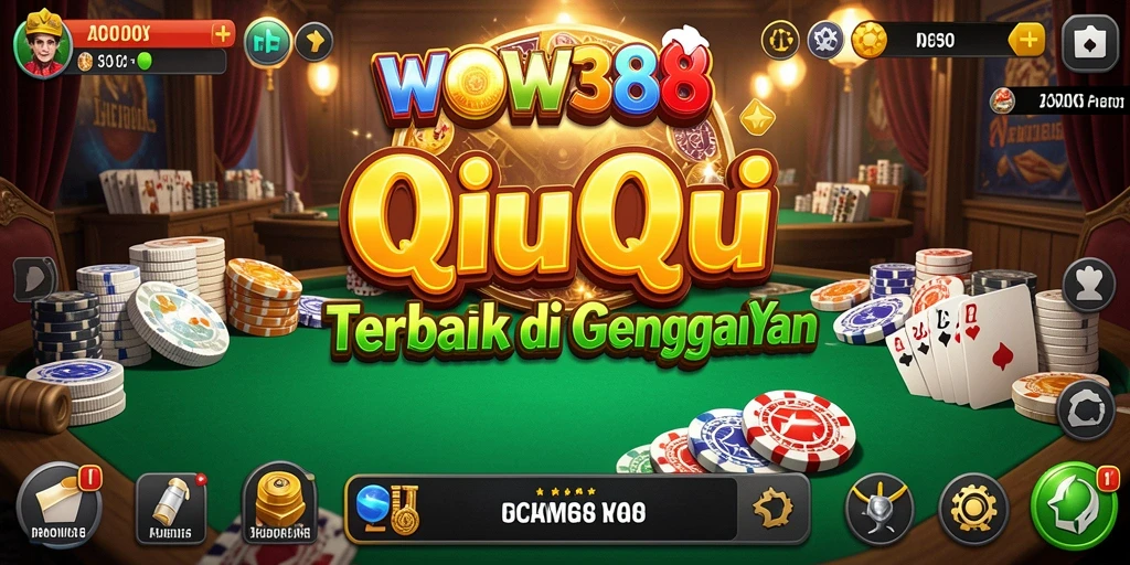 Screenshot gameplay QiuQiu WOW388 yang menegangkan.